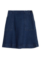 Seasalt Mays Rock Skirt - Dark Rinse Wash