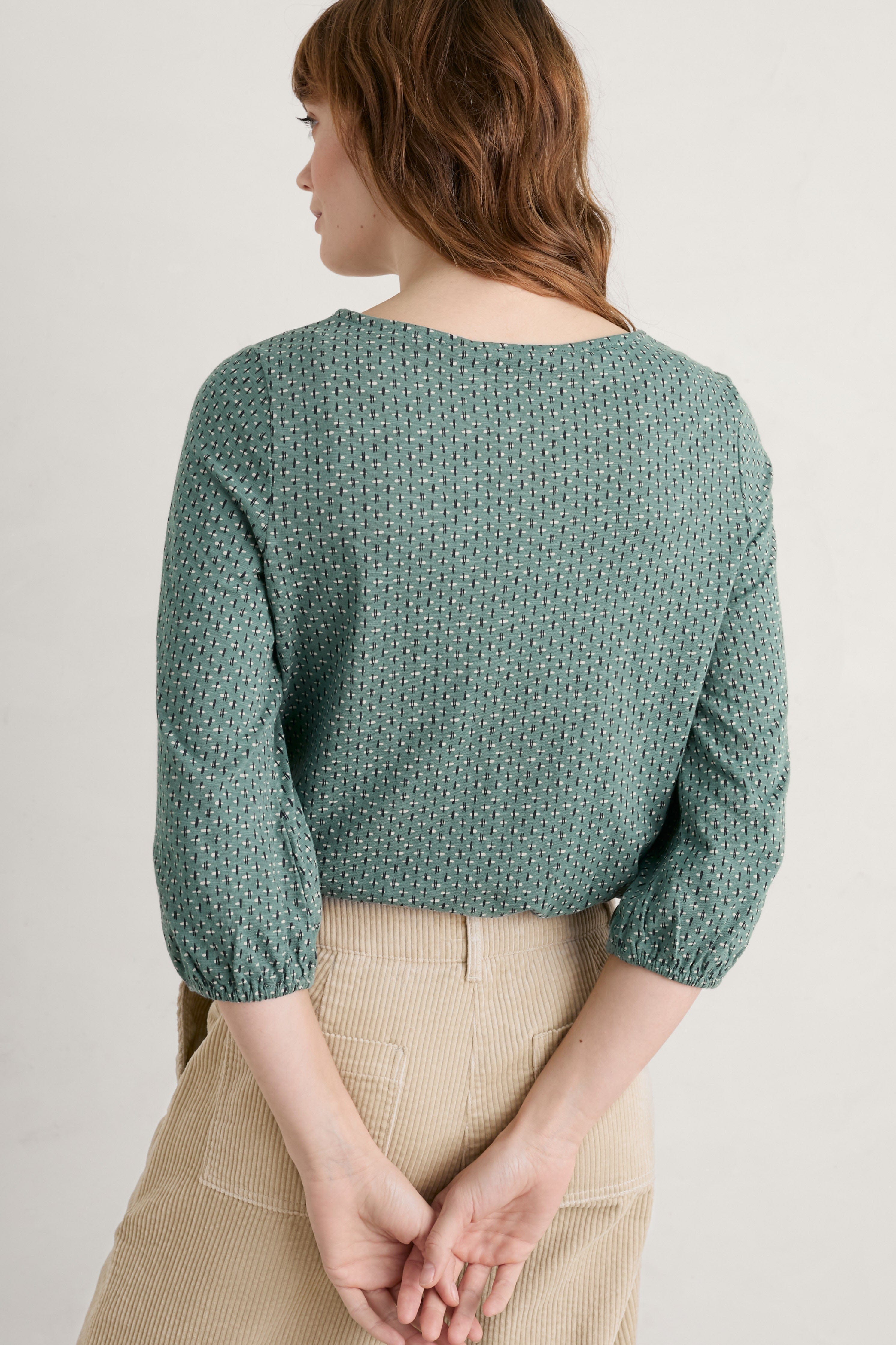 Seasalt Merrysole Top - Darn Stitch Headland