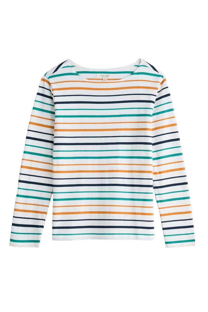 Seasalt Sailor Shirt - Tri Shore Chalk Rockpool