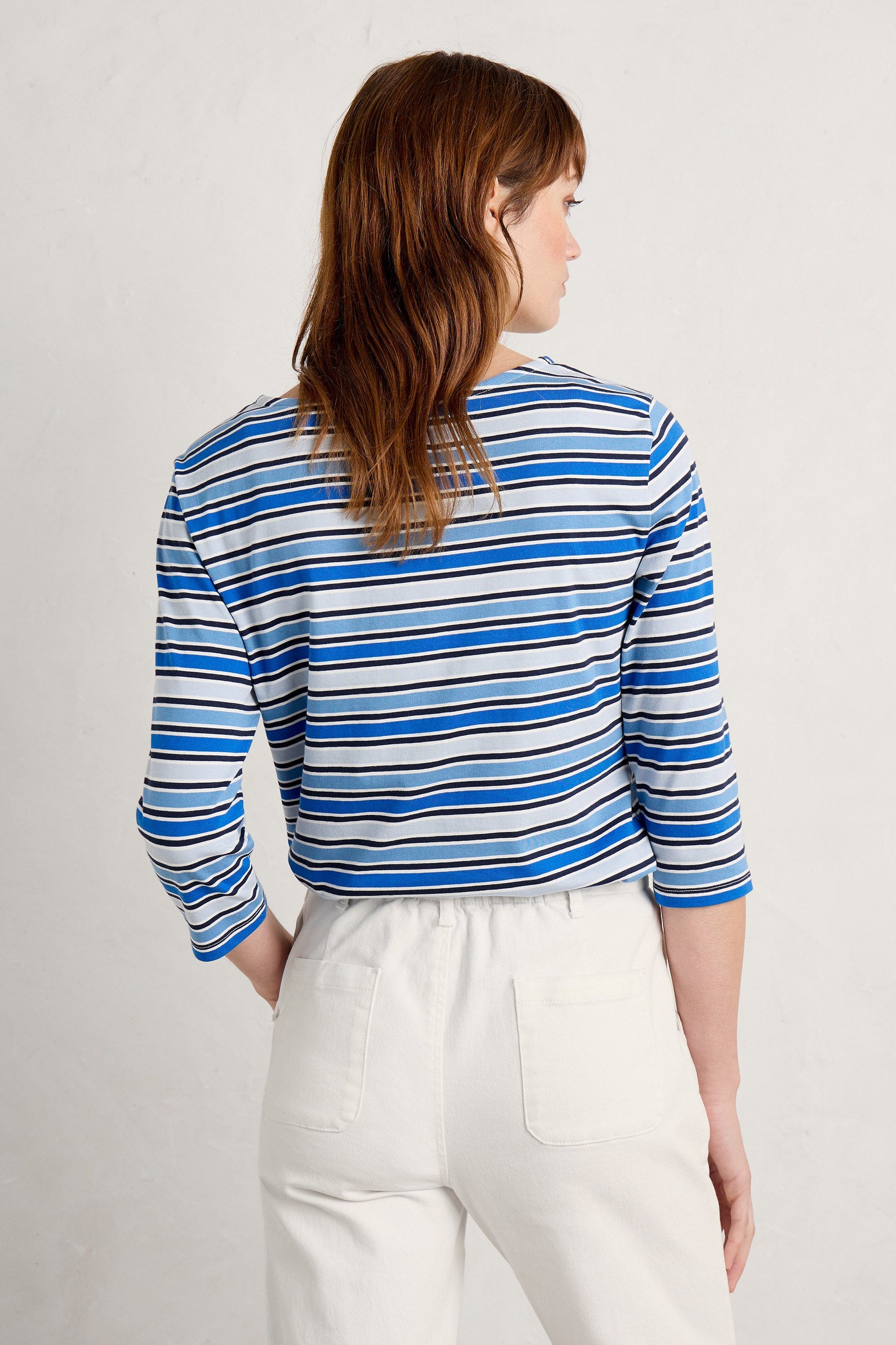 Seasalt Sailor Top -  Odessa Chalk Blue Fog