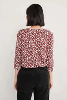 Seasalt Salt Bell Top - Reflection Floral Burgundy