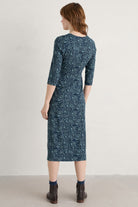 Seasalt Seed Packet Dress - Breon Leaves Lichen