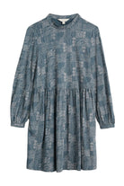 Seasalt Selven Dress - Hatched Landscape Deep Teal