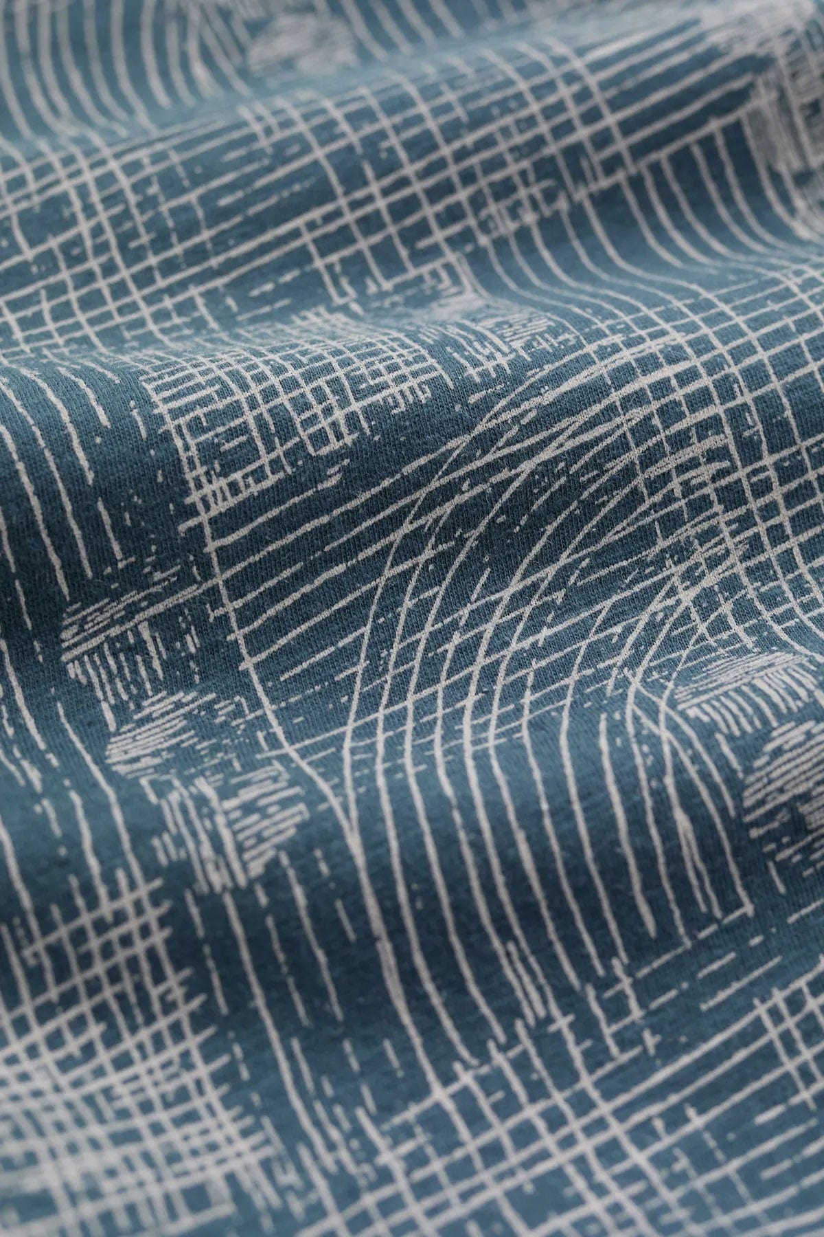 Seasalt Selven Dress - Hatched Landscape Deep Teal