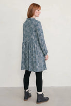 Seasalt Selven Dress - Hatched Landscape Deep Teal