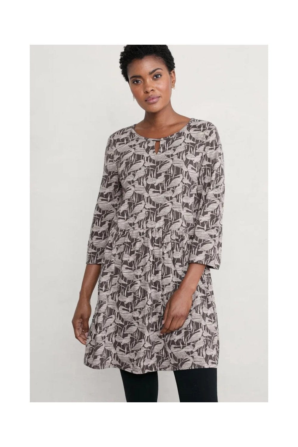 Seasalt Skys Mirror Tunic Dress - Curlews Coal