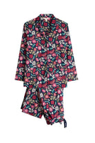 Seasalt View Point Pyjama Set - Woodblock Bloom Dahlia