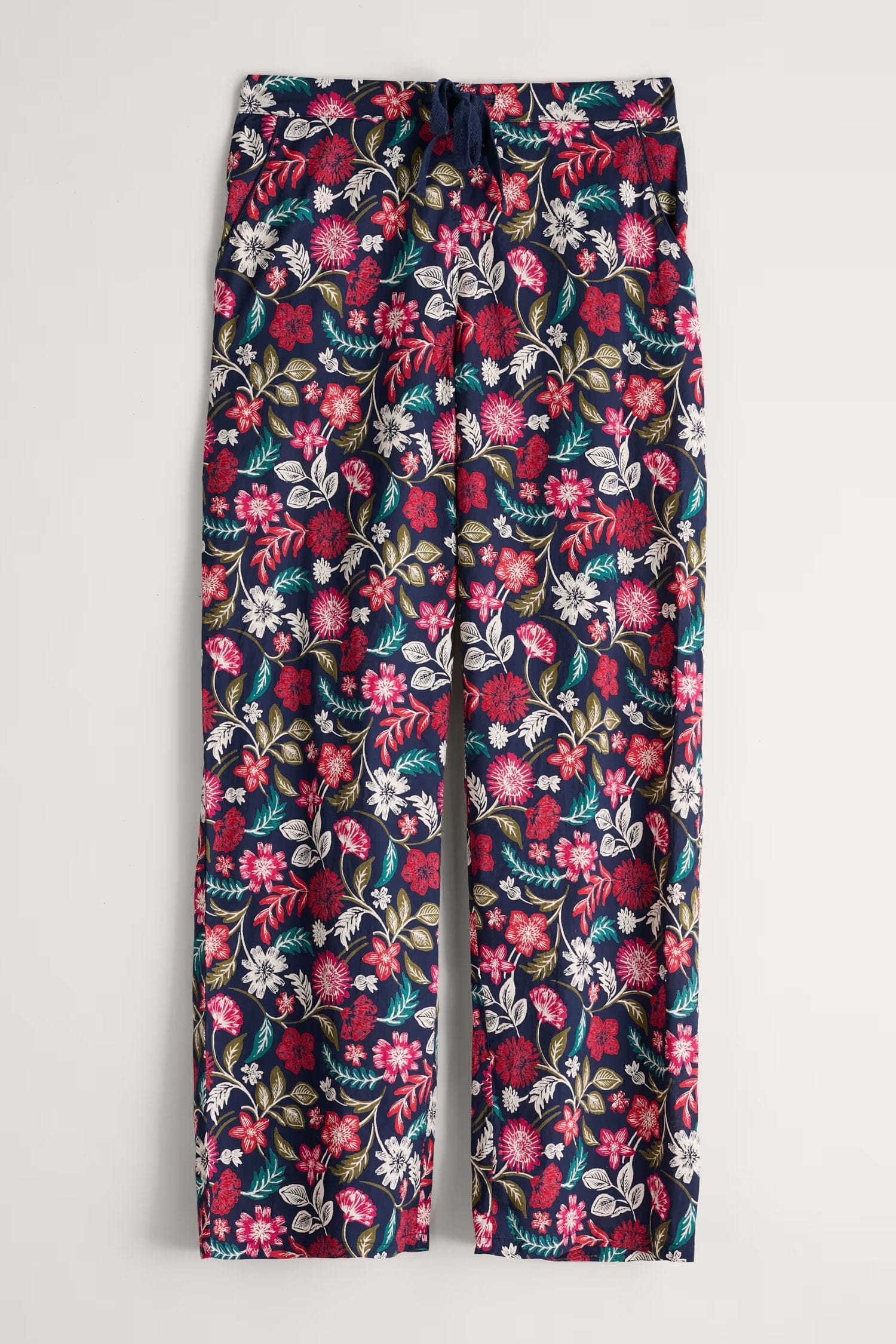 Seasalt View Point Pyjama Set - Woodblock Bloom Dahlia