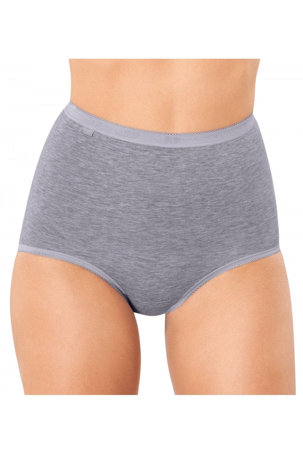 Sloggi Basic Maxi Brief 3 Pack -  Grey Combination