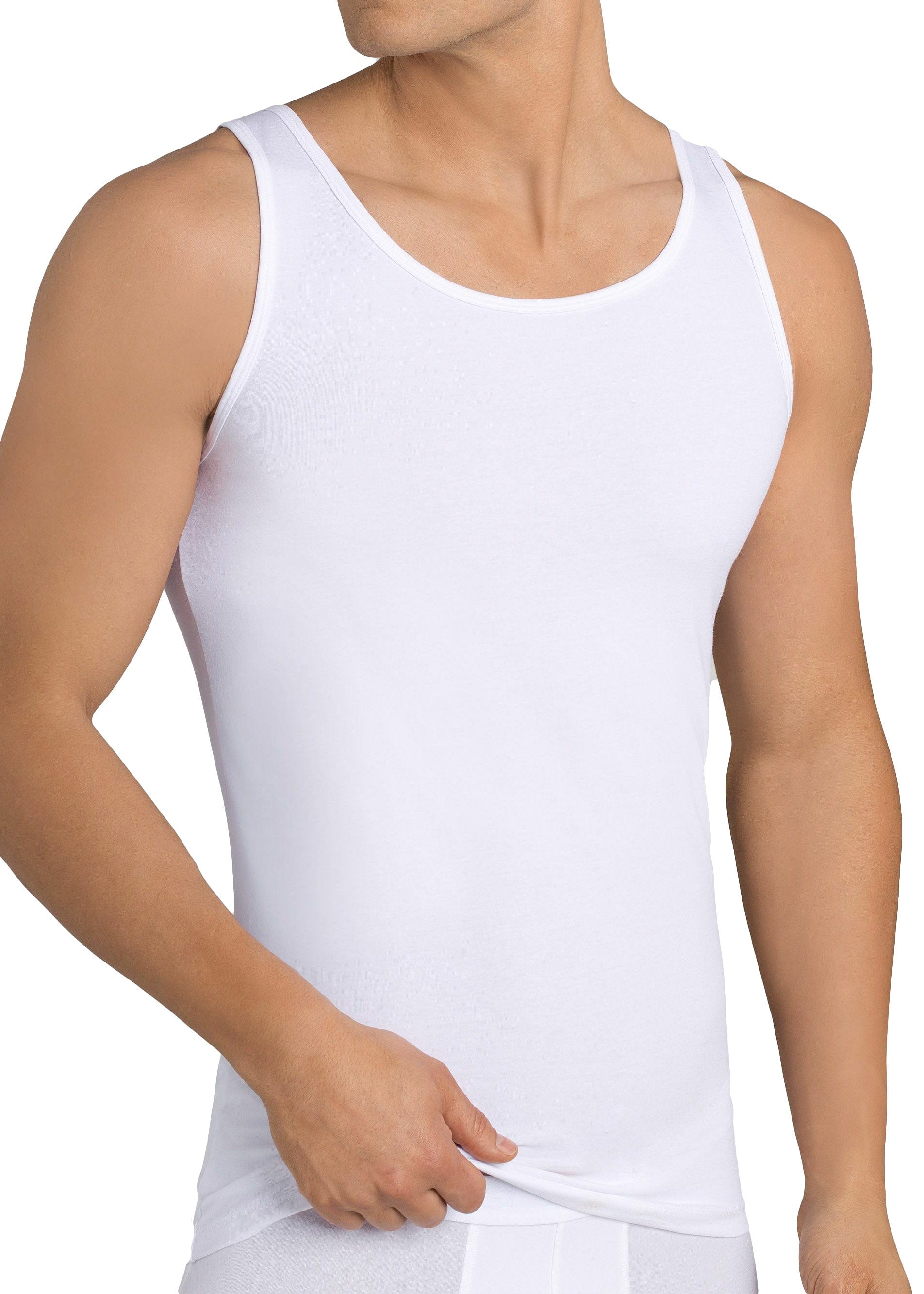 Sloggi Mens 24/7 2 Pack Vest - White