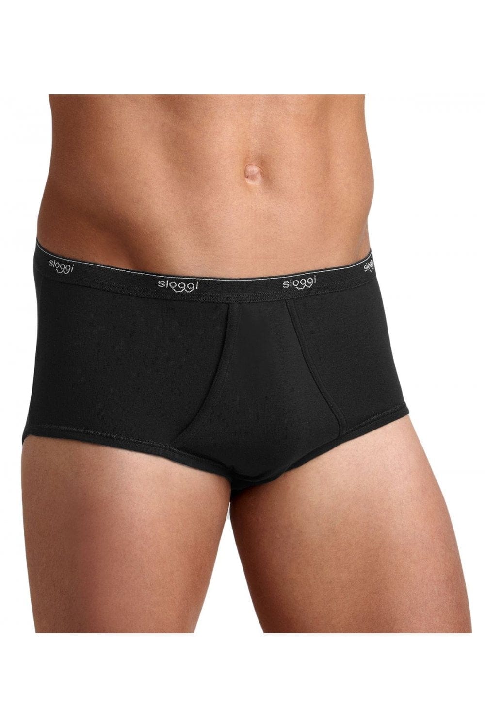 Sloggi Mens Basic Maxi Briefs - 1 Pack - Black