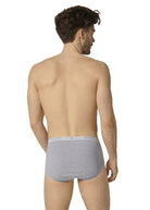 Sloggi Mens Basic Maxi Briefs - 1 Pack - Grey