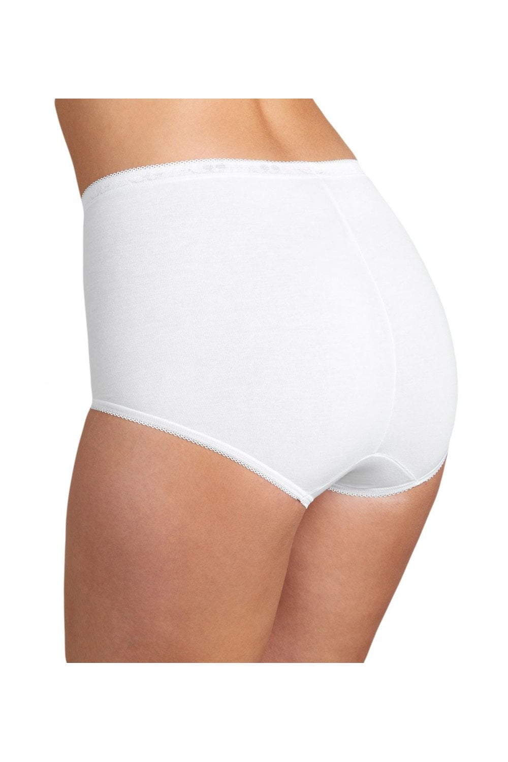 Sloggi Womens Basic Maxi Brief 3 Pack - White