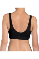 Sloggi Womens Double Comfort Top Stretch Bra Top - Black