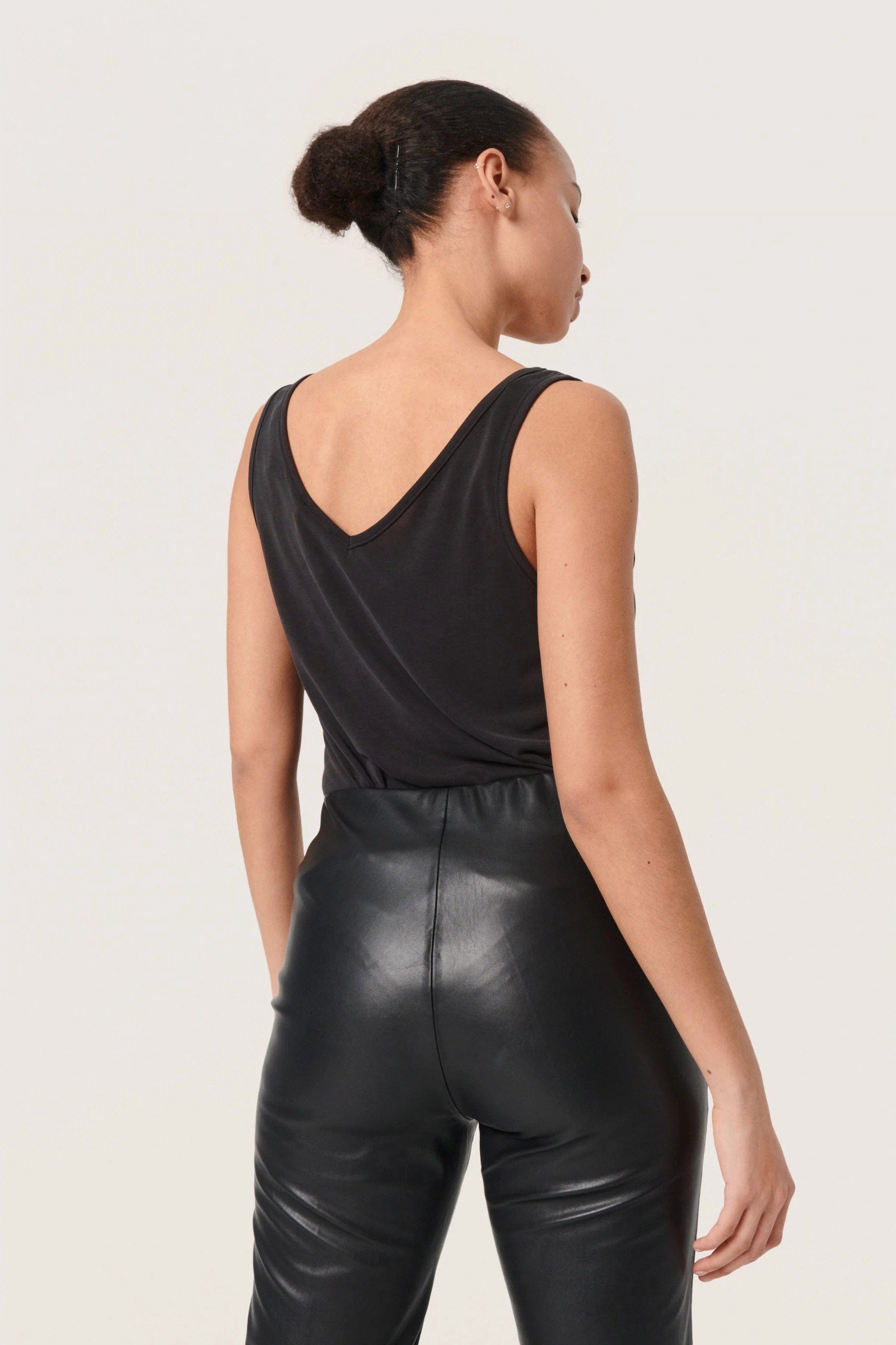 Soaked in Luxury Columbine Modal Sleeveless Top - Black