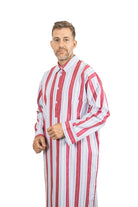 Somax Red Stripe Cotton Flannelette Nightshirt