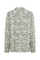 Soya Concept Agnes Printed Shirt - Bright Green Combi