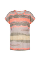 Soya Concept Aretha T-Shirt - Coral Haze Combi