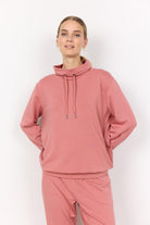 Soya Concept Banu High Neck Sweatshirt - Blush