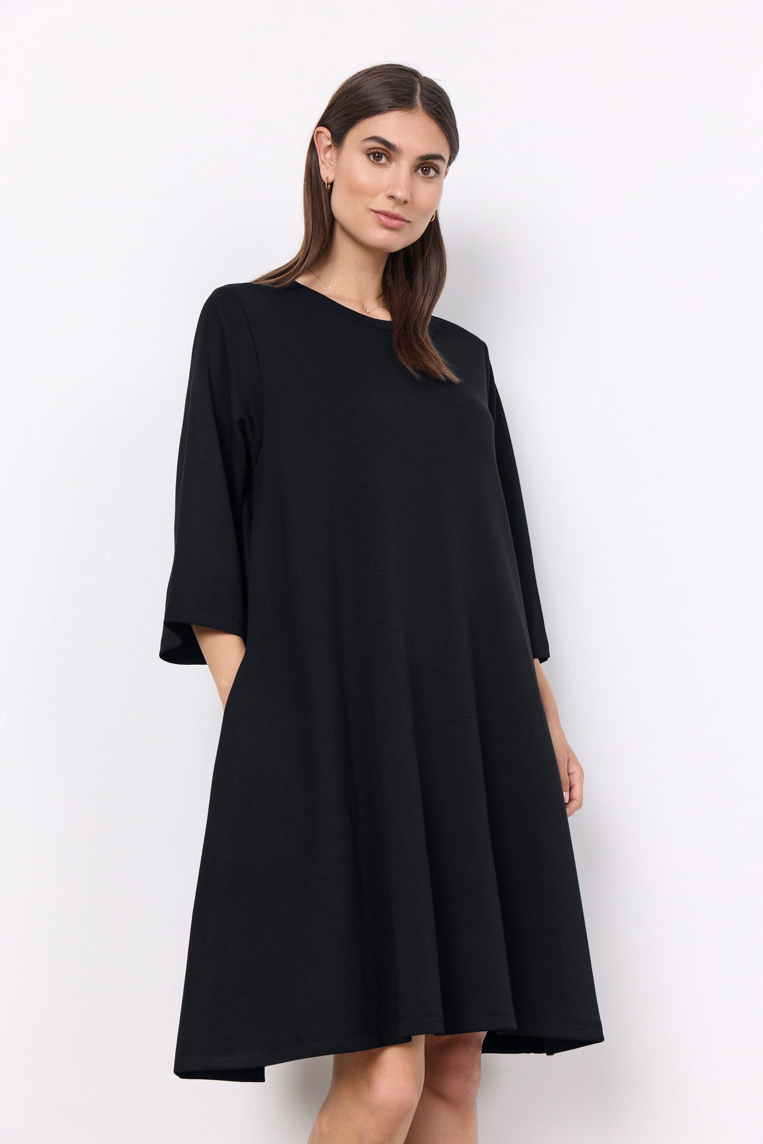 Soya Concept Banu Jersey Swing Dress - Black