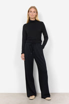 Soya Concept Banu Jersey Trousers - Black