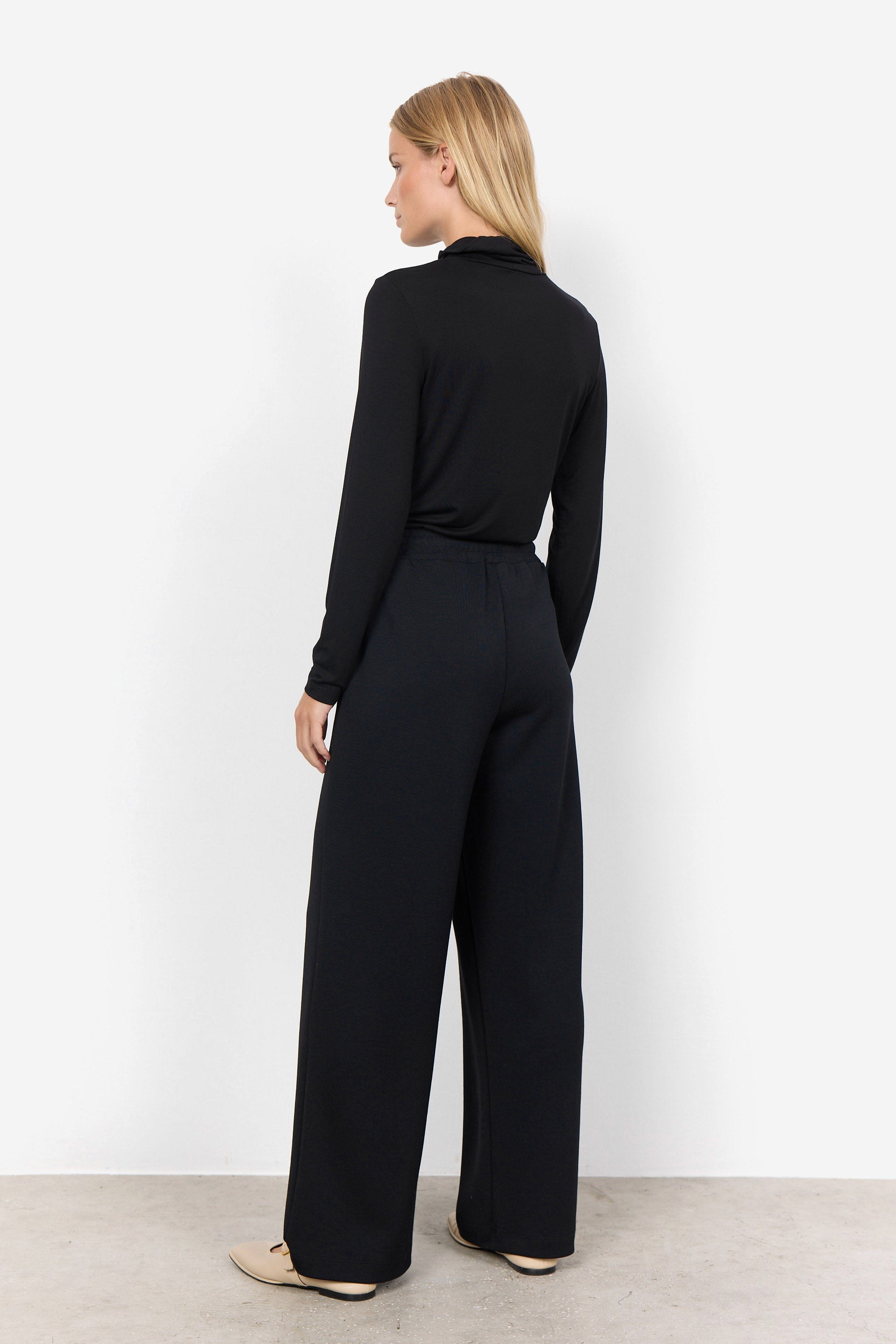 Soya Concept Banu Jersey Trousers - Black