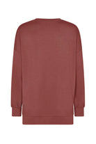 Soya Concept Banu Plain Long Sleeve Sweatshirt - Wine