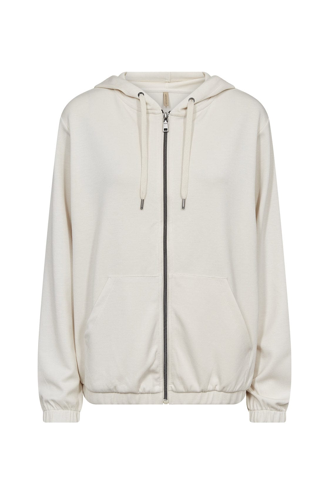 Soya Concept Banu Zip-Up Hoodie - Cream