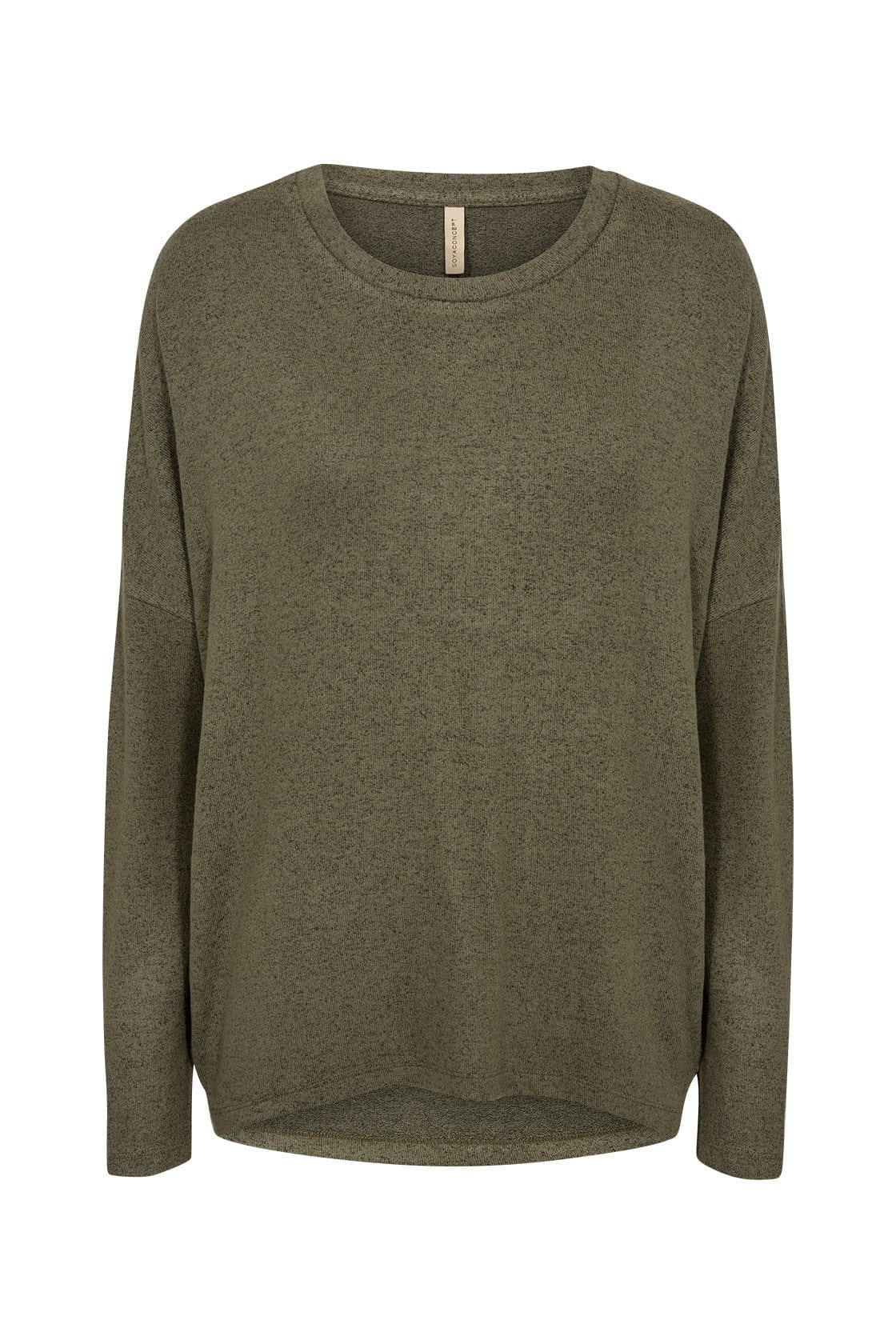 Soya Concept Biara Supersoft Jumper - Dark Olive Melange