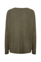 Soya Concept Biara Supersoft Jumper - Dark Olive Melange