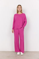 Soya Concept Biara Supersoft Jumper - Fuchsia Melange