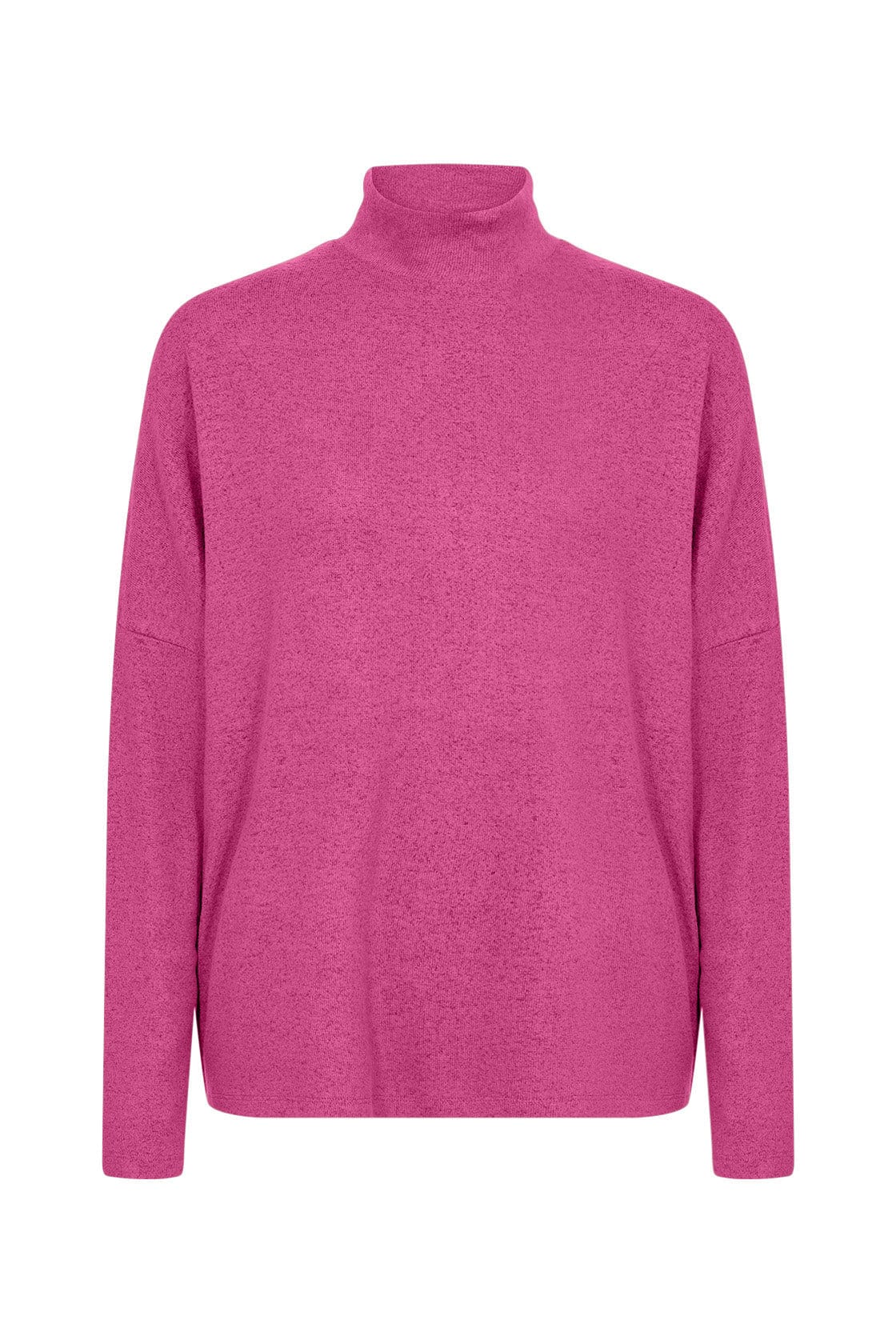 Soya Concept Biara Supersoft Turtle Neck Jumper - Fuchsia Melange