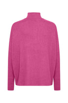 Soya Concept Biara Supersoft Turtle Neck Jumper - Fuchsia Melange