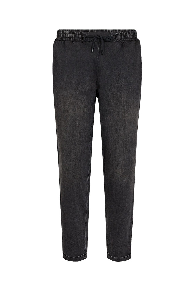 Soya Concept Denver Demin-Effect Trousers - Dark Grey Denim – Potters ...