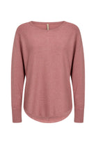 Soya Concept Dollie Jumper with Button Detail - Blush Melange