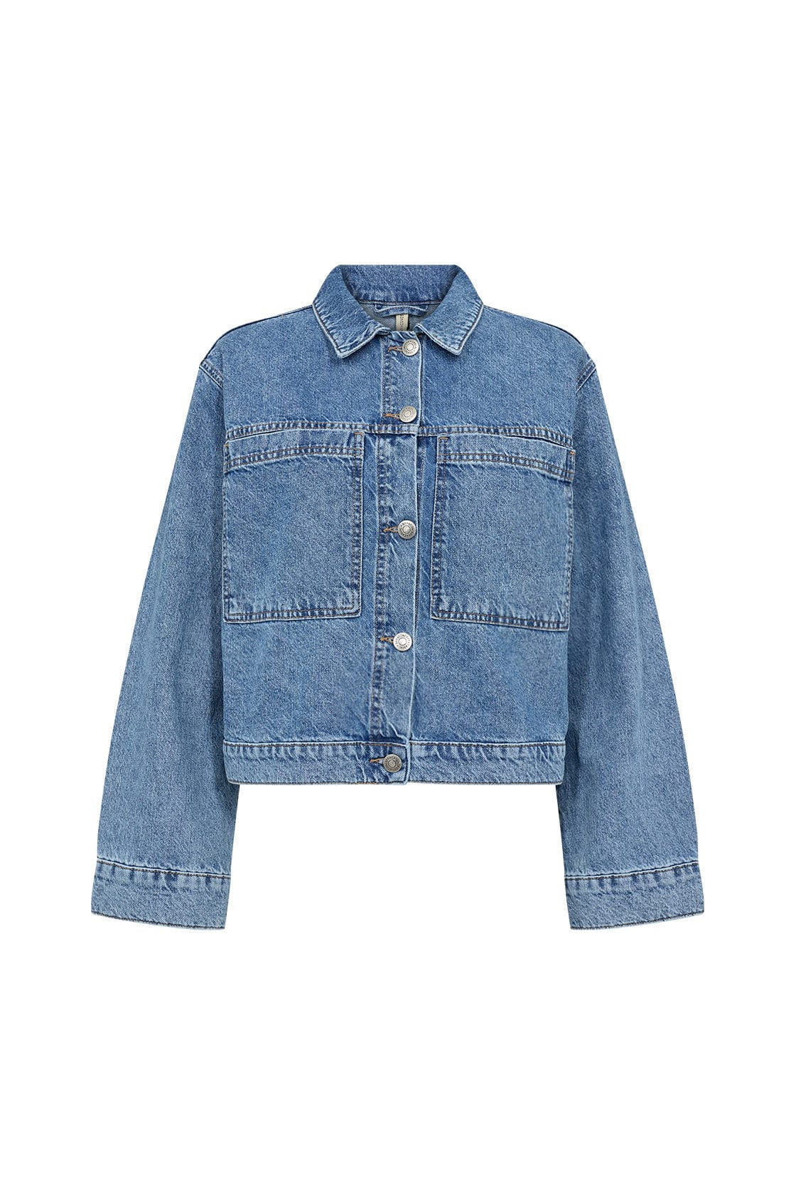 Soya Concept Dolores Denim Jacket - Medium Blue Denim