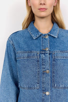 Soya Concept Dolores Denim Jacket - Medium Blue Denim