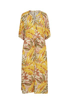 Soya Concept Elyse Dress - Golden Yellow Combi