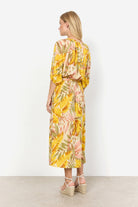 Soya Concept Elyse Dress - Golden Yellow Combi