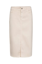 Soya Concept Erna Denim Midi Skirt - Cream