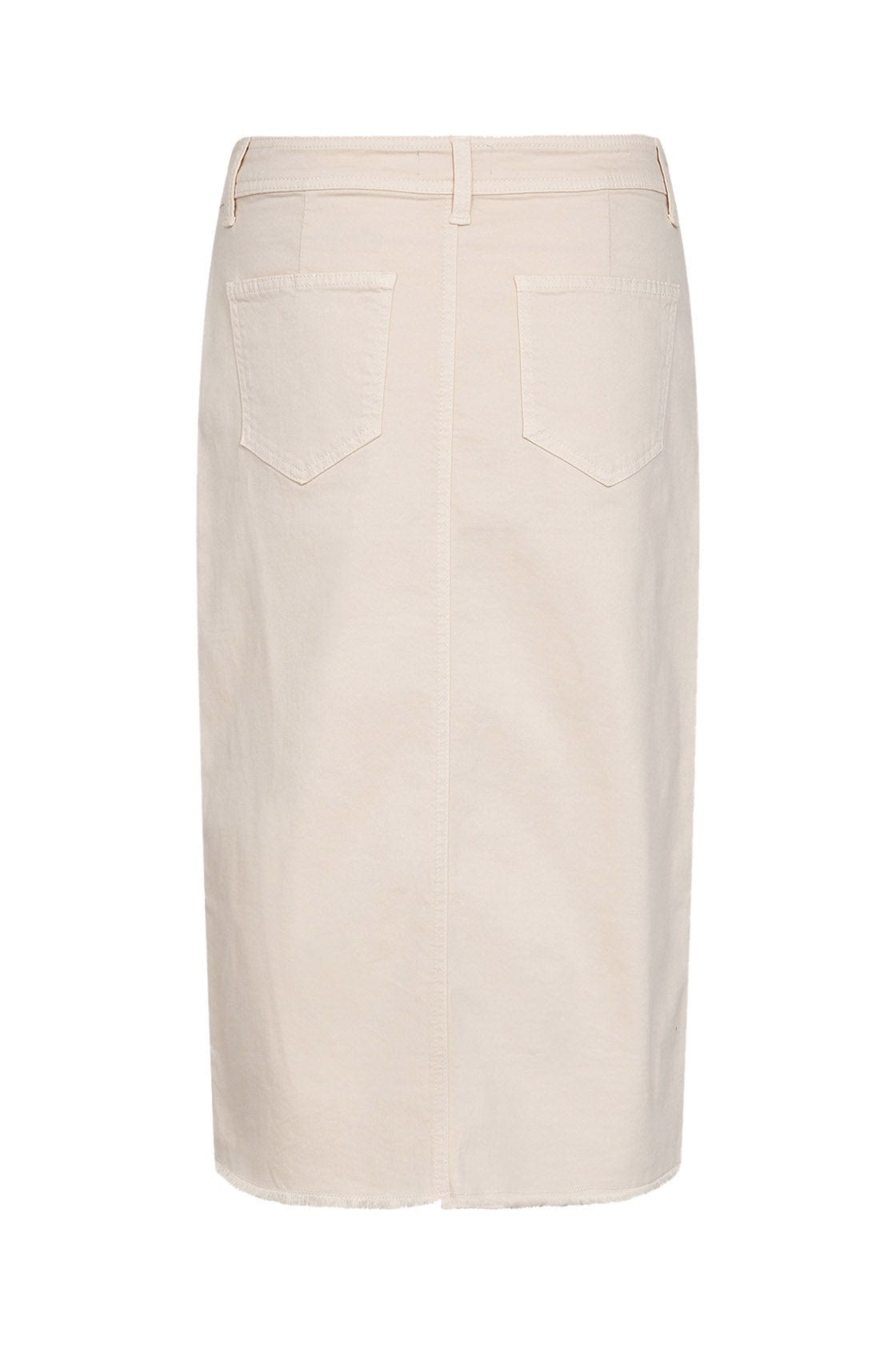 Soya Concept Erna Denim Midi Skirt - Cream