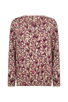 Soya Concept Felicity Printed Jersey Top - Fuchsia Combi