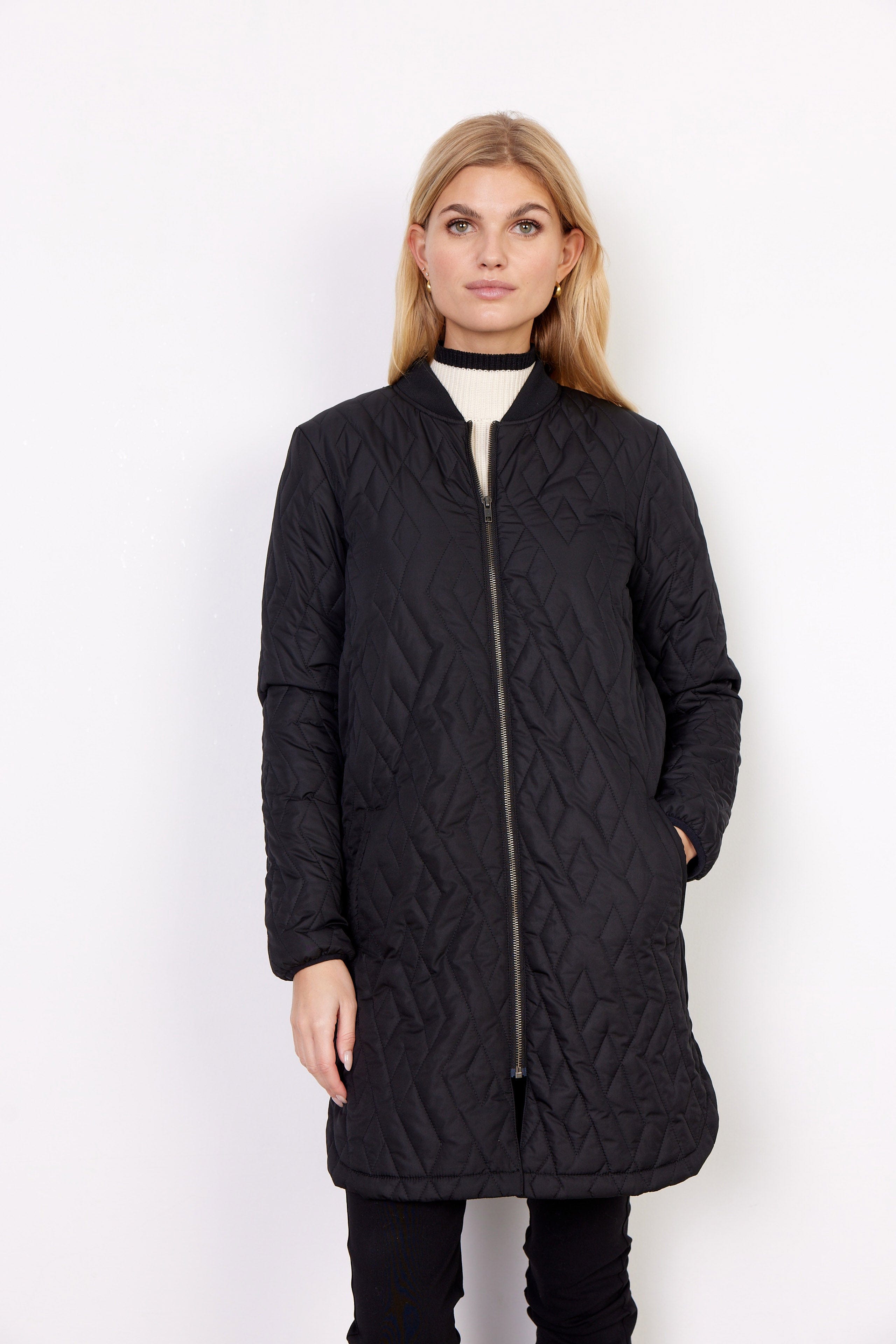 Soya Concept Fenya Quilted Jacket - Black