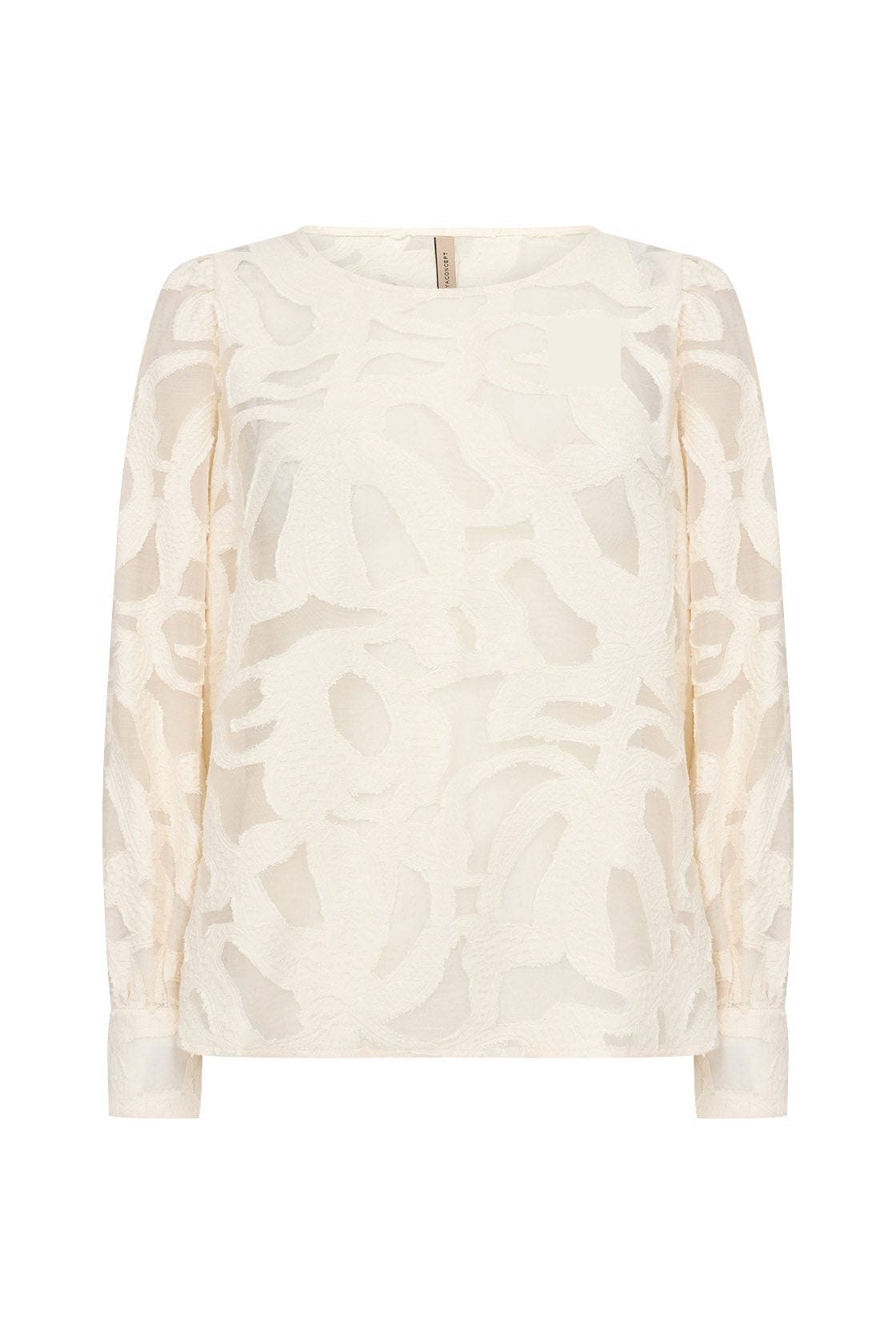 Soya Concept Ibi Jacquard Blouse - Cream