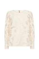 Soya Concept Ibi Jacquard Blouse - Cream