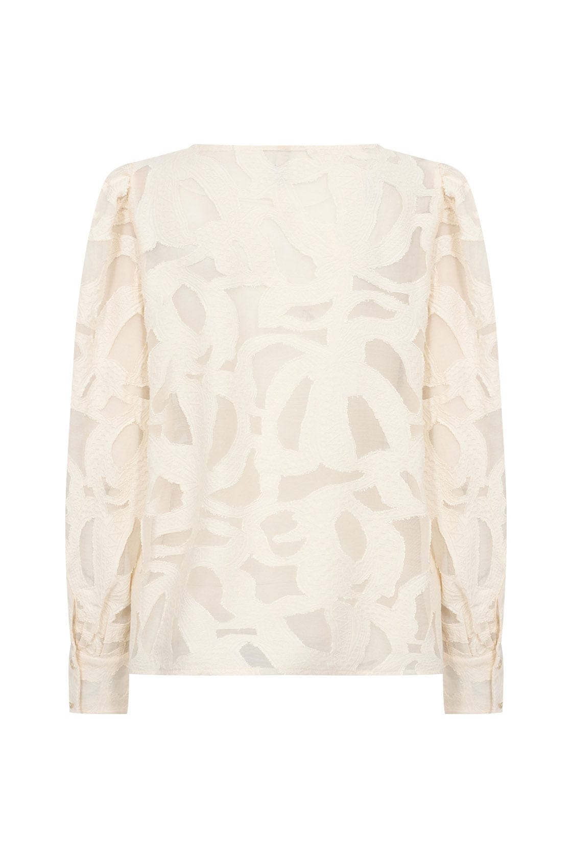 Soya Concept Ibi Jacquard Blouse - Cream