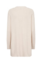 Soya Concept Kanita Mid-Length Cardigan - Cream Melange