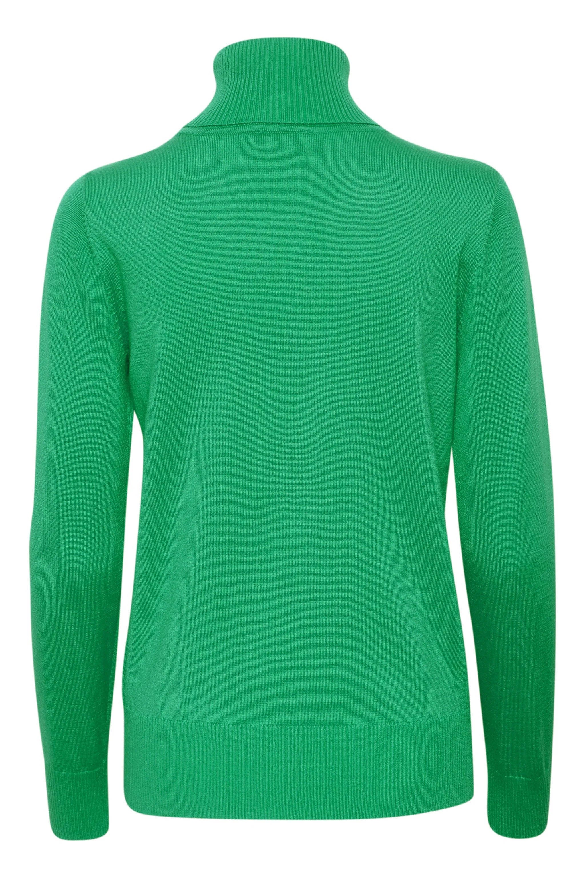 Soya Concept Mila Roll Neck Jumper - Verdant Green