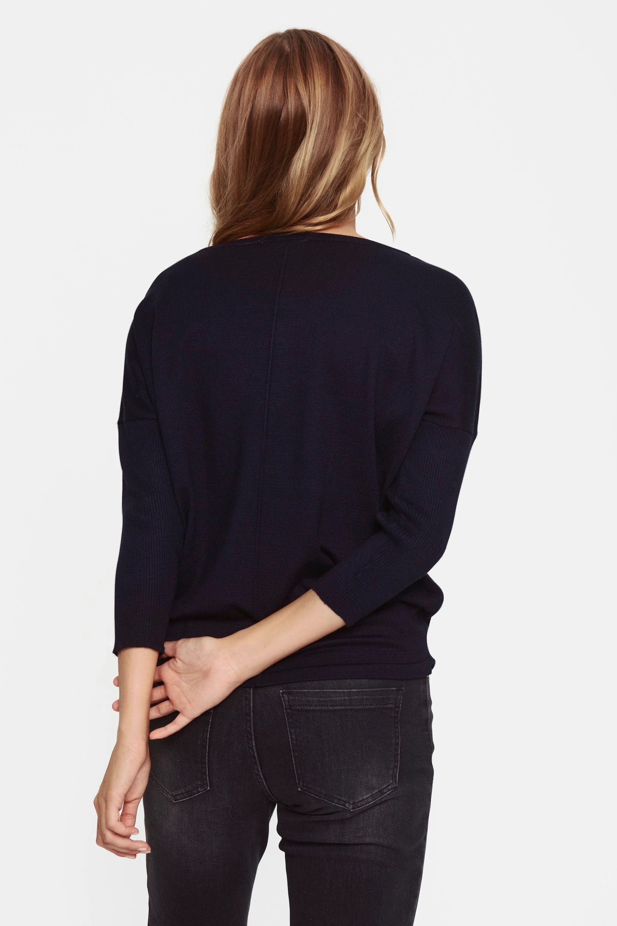 Soya Concept Mila Round Neck Jumper - Night Sky