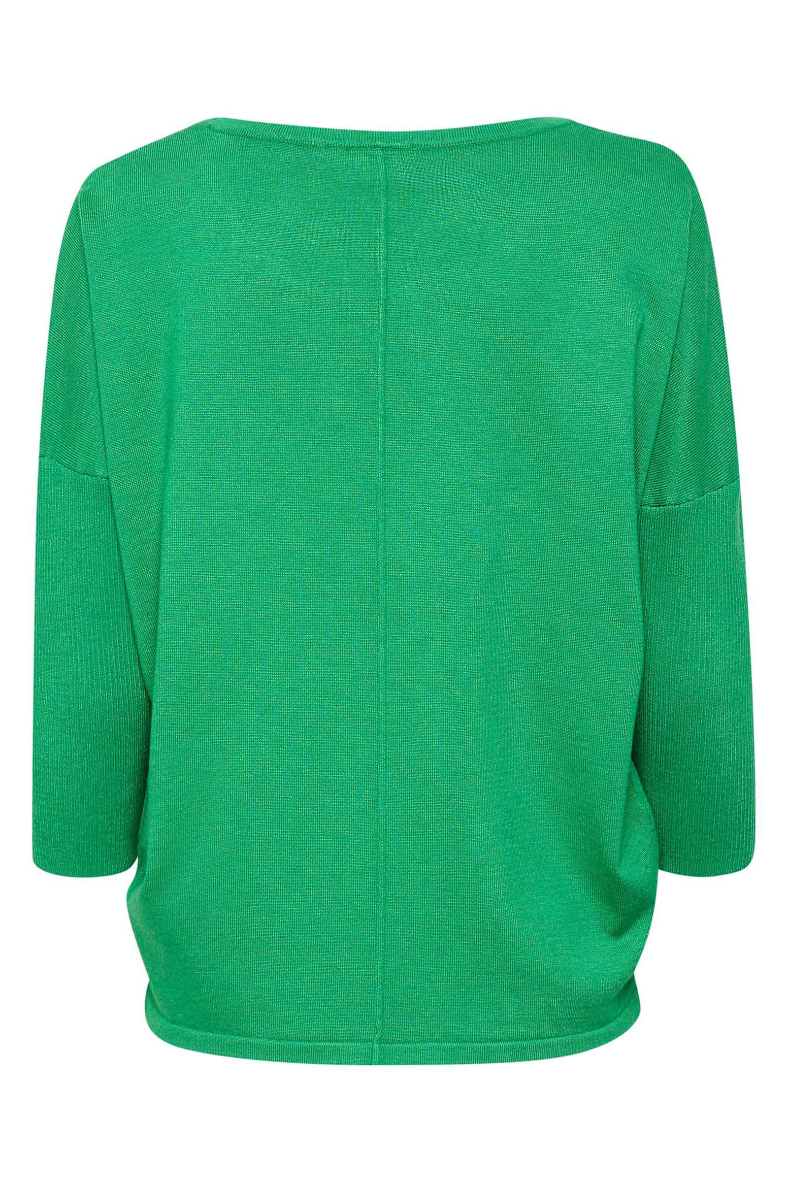 Soya Concept Mila Round Neck Jumper - Verdant Green